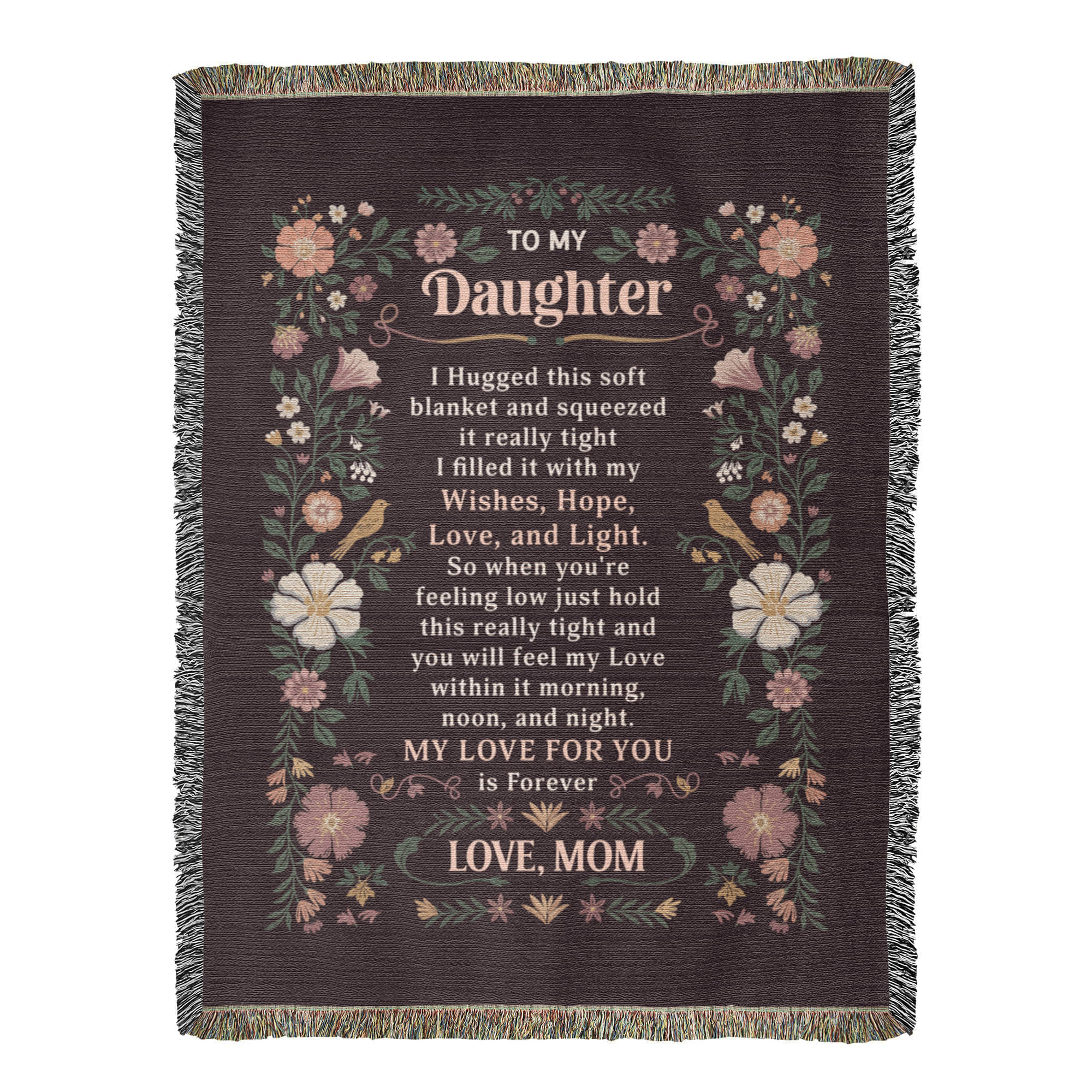 To My Daughter - Heirloom Blanket