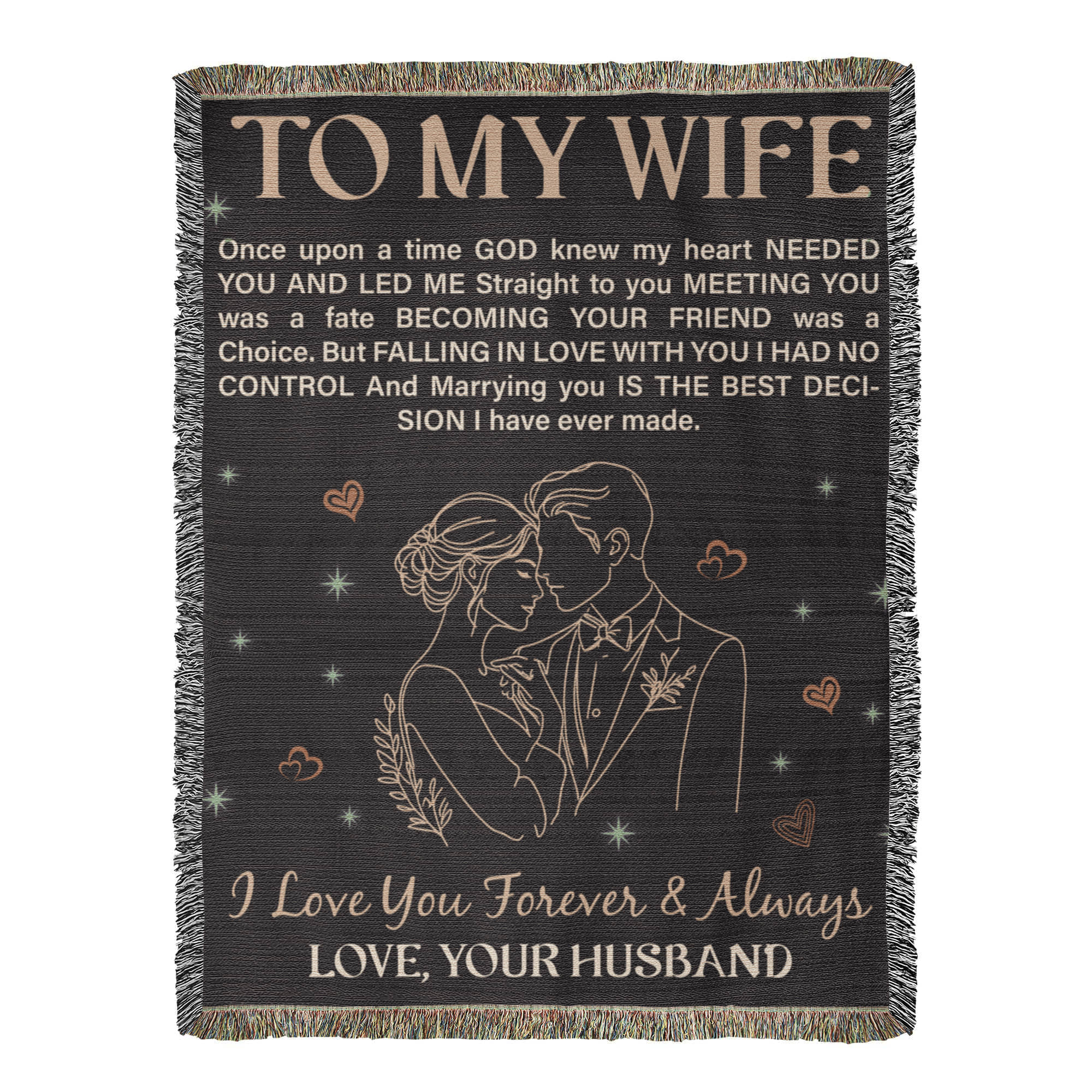 To My Wife - Heirloom Blanket